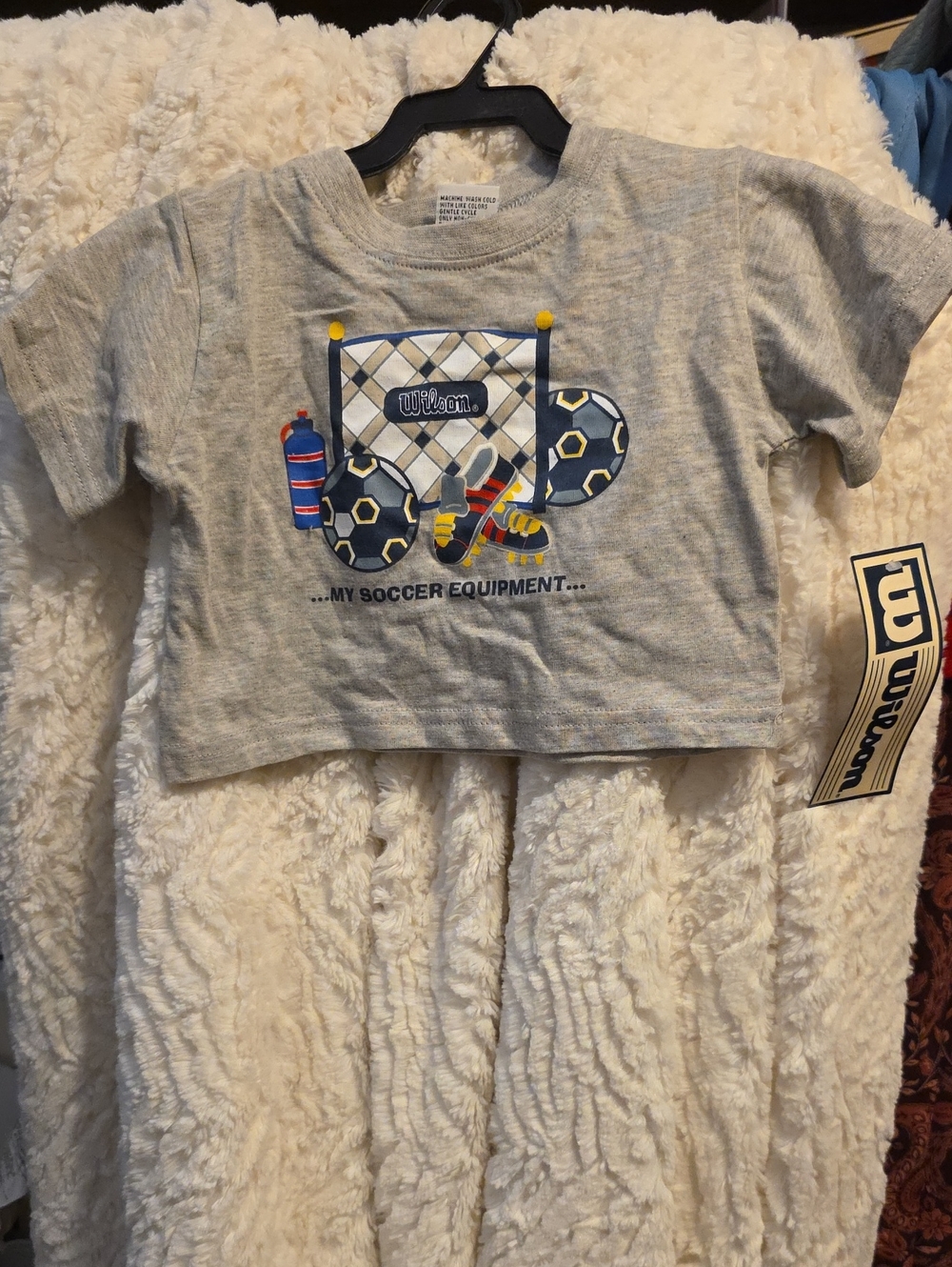 Wilson Gray Boys' Soccer Graphic Tee - Gray